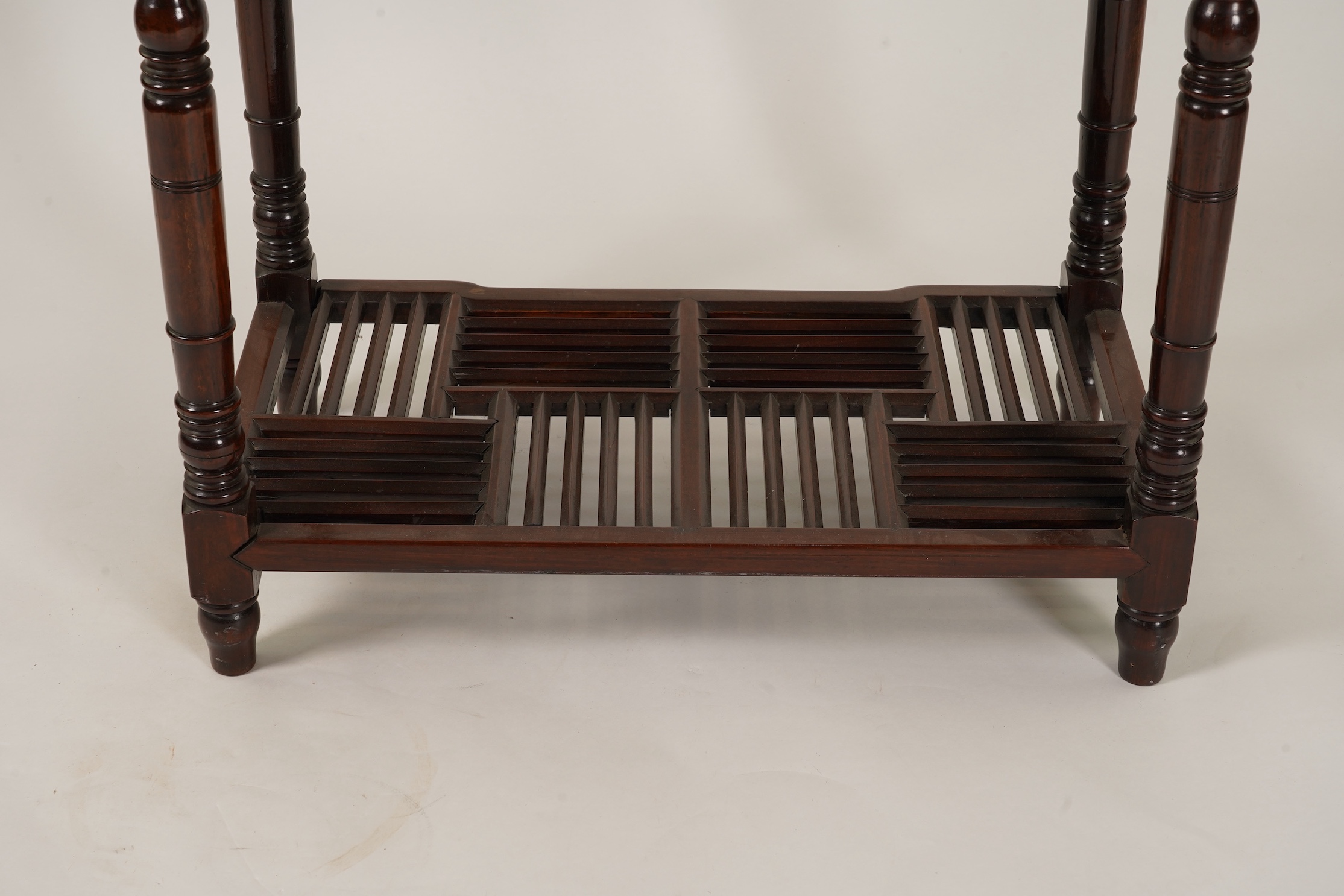 A Chinese hongmu dressing table, 19th century